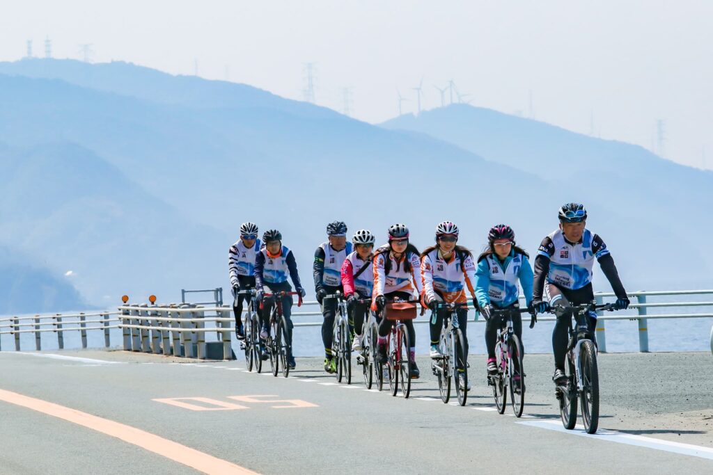 四国一周サイクリング「CHALLENGE1,000kmプロジェクト」を楽しく安全にスタートするための「四国一周サポートRIDE」／愛媛県サイクリングプロジェクト