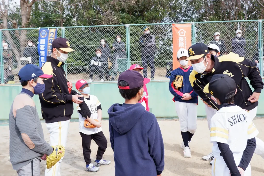 福岡ソフトバンクホークスＯＢに教わる野球教室／福岡