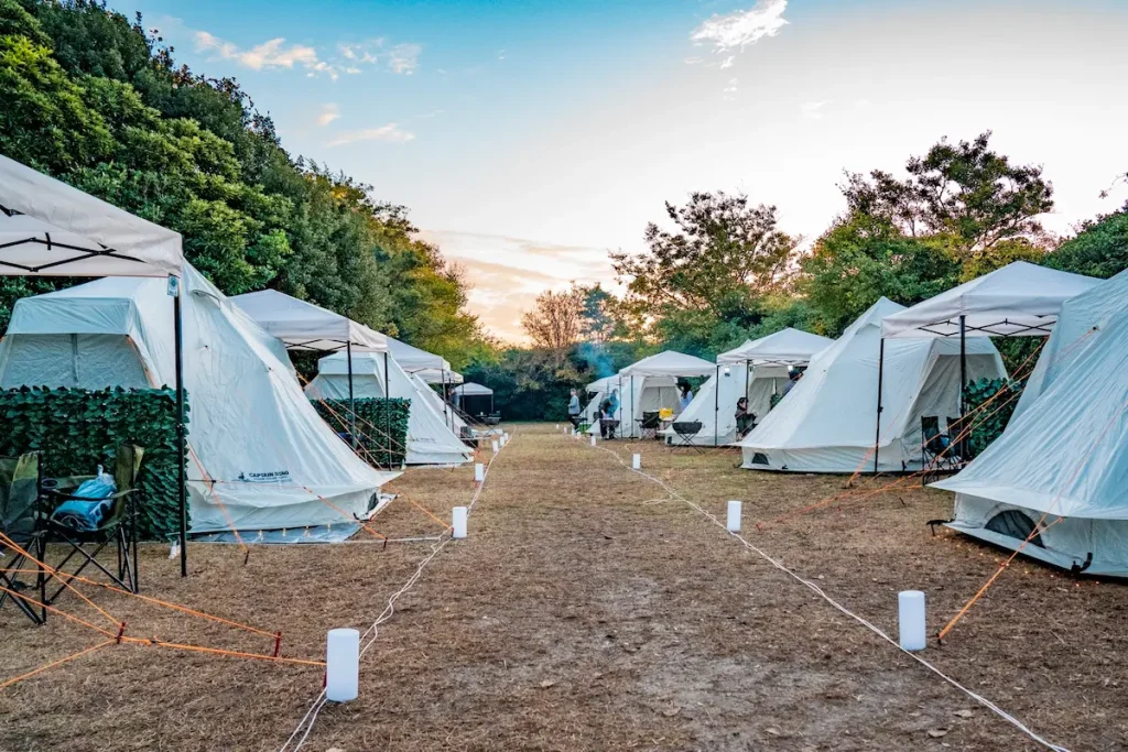 汐見公園で複合型キャンプイベント「SEA SIDE PARK CAMP」season2、season3／大阪