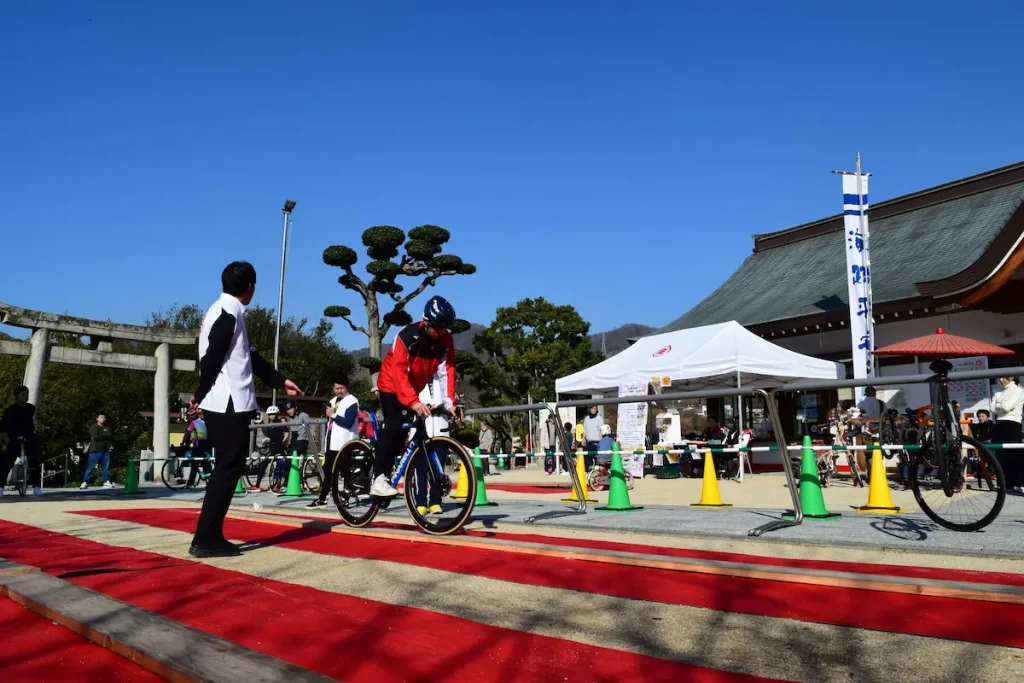 自転車神社祭・のろのろ一本橋第3回全国大会／広島