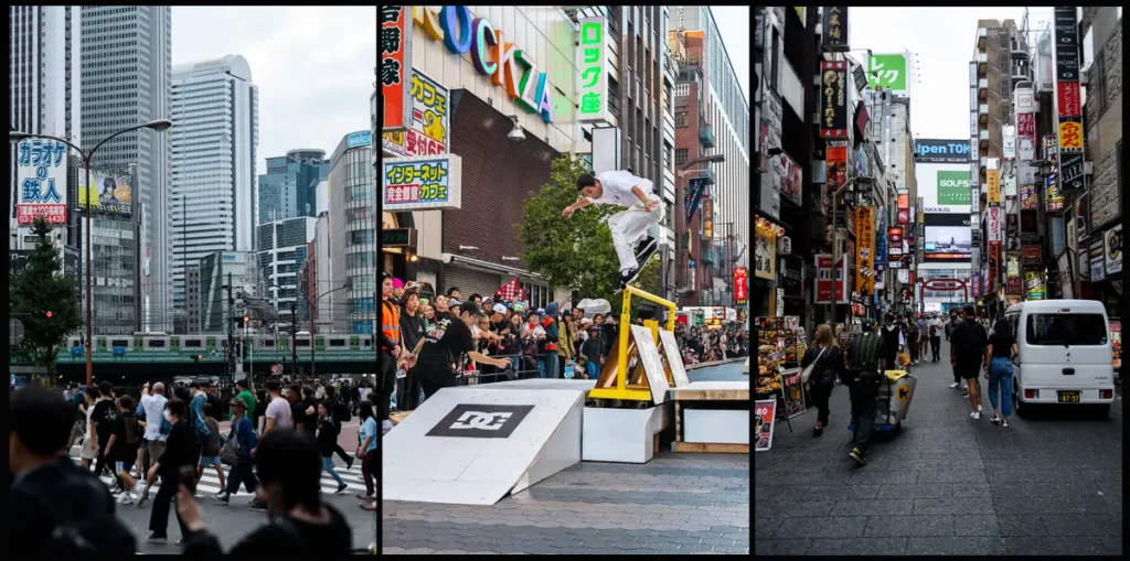 新宿歌舞伎町の街中でスケートボードの頂上決戦!? TEPPEN 2024 KABUKICHO／東京